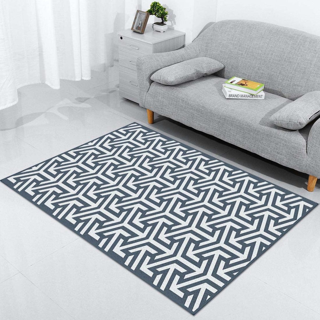 Alfombra abstract geometric arrow seamless