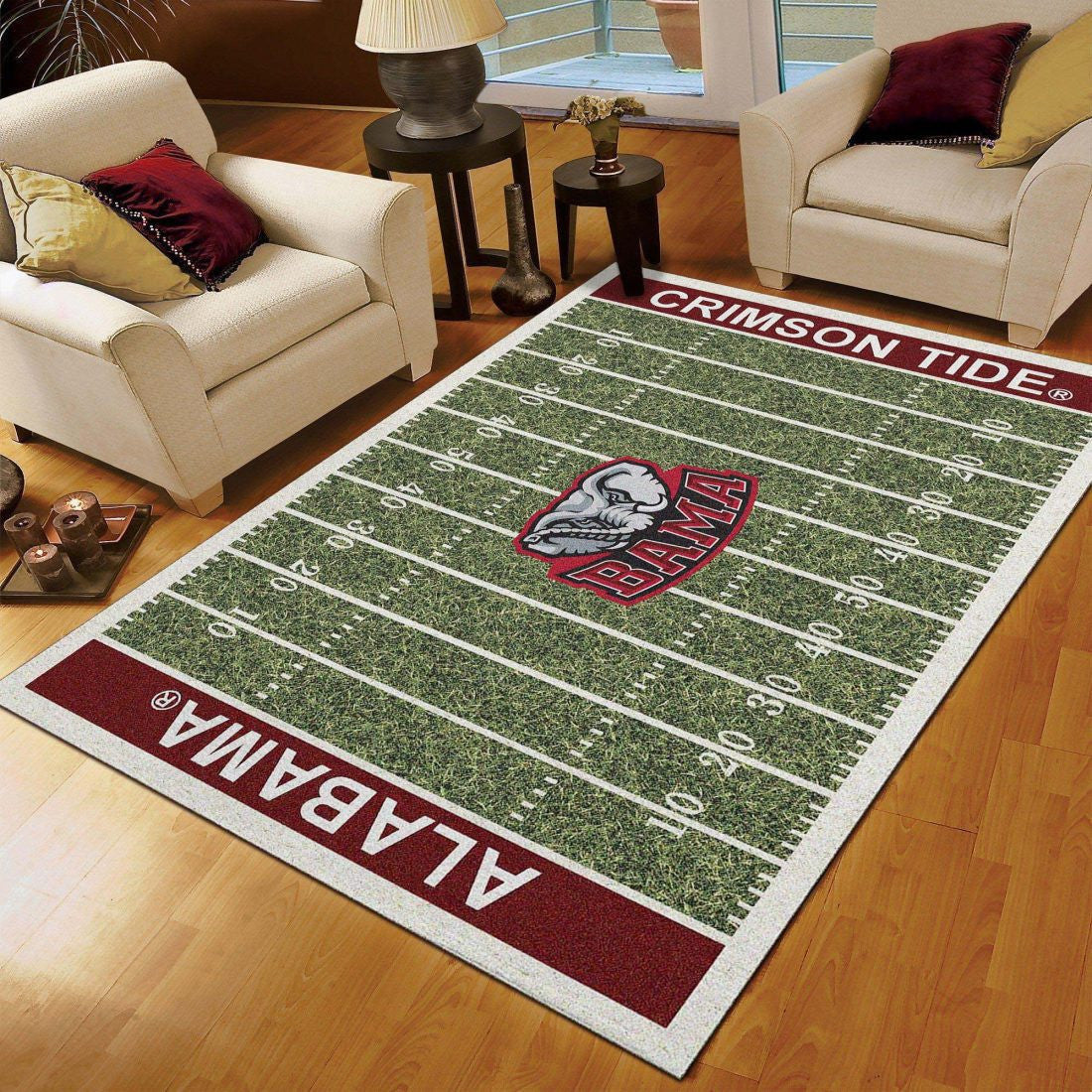 Alfombra Alabama Crimson Tide Football Team Field